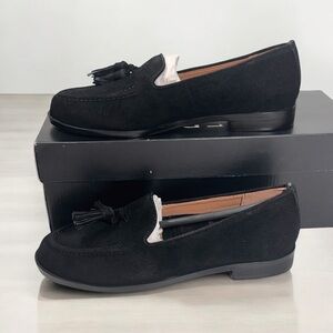 Naturalizer Santana Black suede Loafers casual classic formal work office comfy